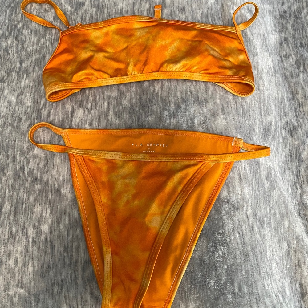 Orange bikini